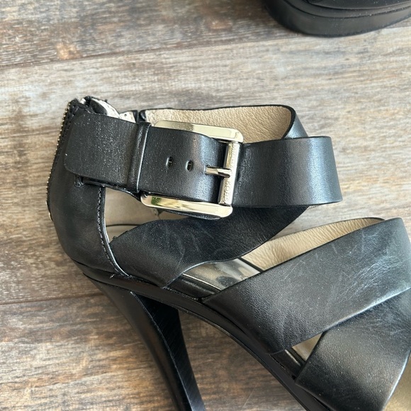 Michael Kors Black Strappy Heels - Picture 4 of 10